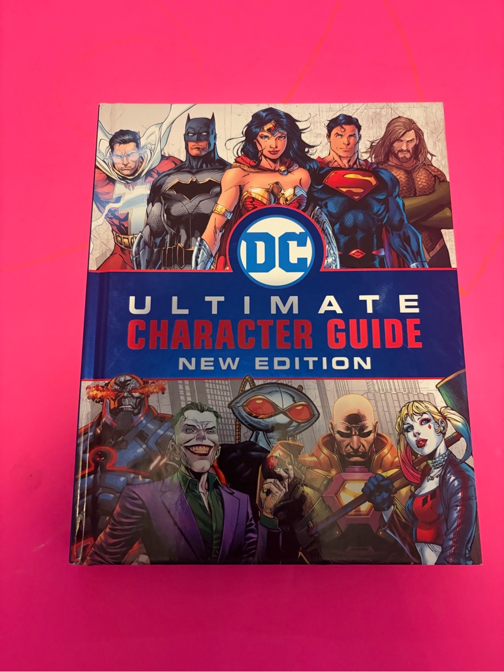DC Hardcover‎ Book with Blue & Red Comic Artwork